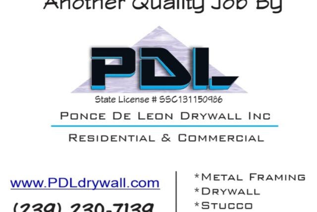 Ponce De Leon Drywall Inc
