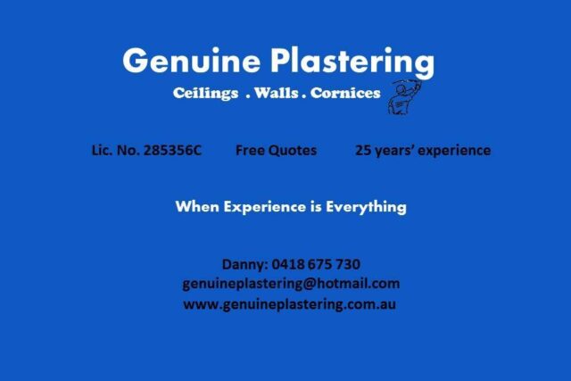 Genuine Plastering Pty Ltd