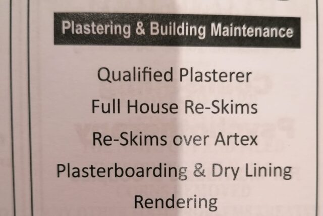 J Dawes Plastering