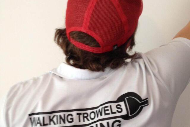 Walking Trowels Plastering