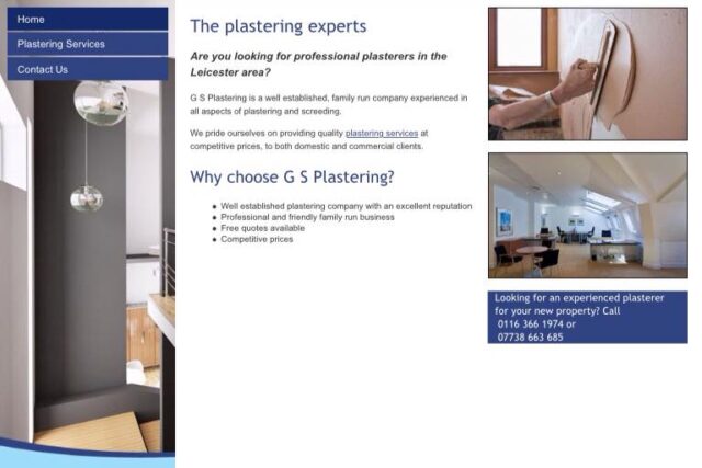 GS Plastering & spray renders